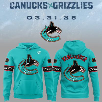 Special New Canucks x Grizzlies Hoodie-ND03192542