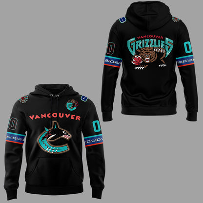 Special New Canucks x Grizzlies Custom Hoodie-ND03222504