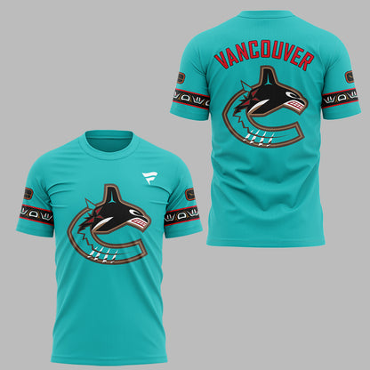 Special New Canucks x Grizzlies Custom TShirt-ND03222507