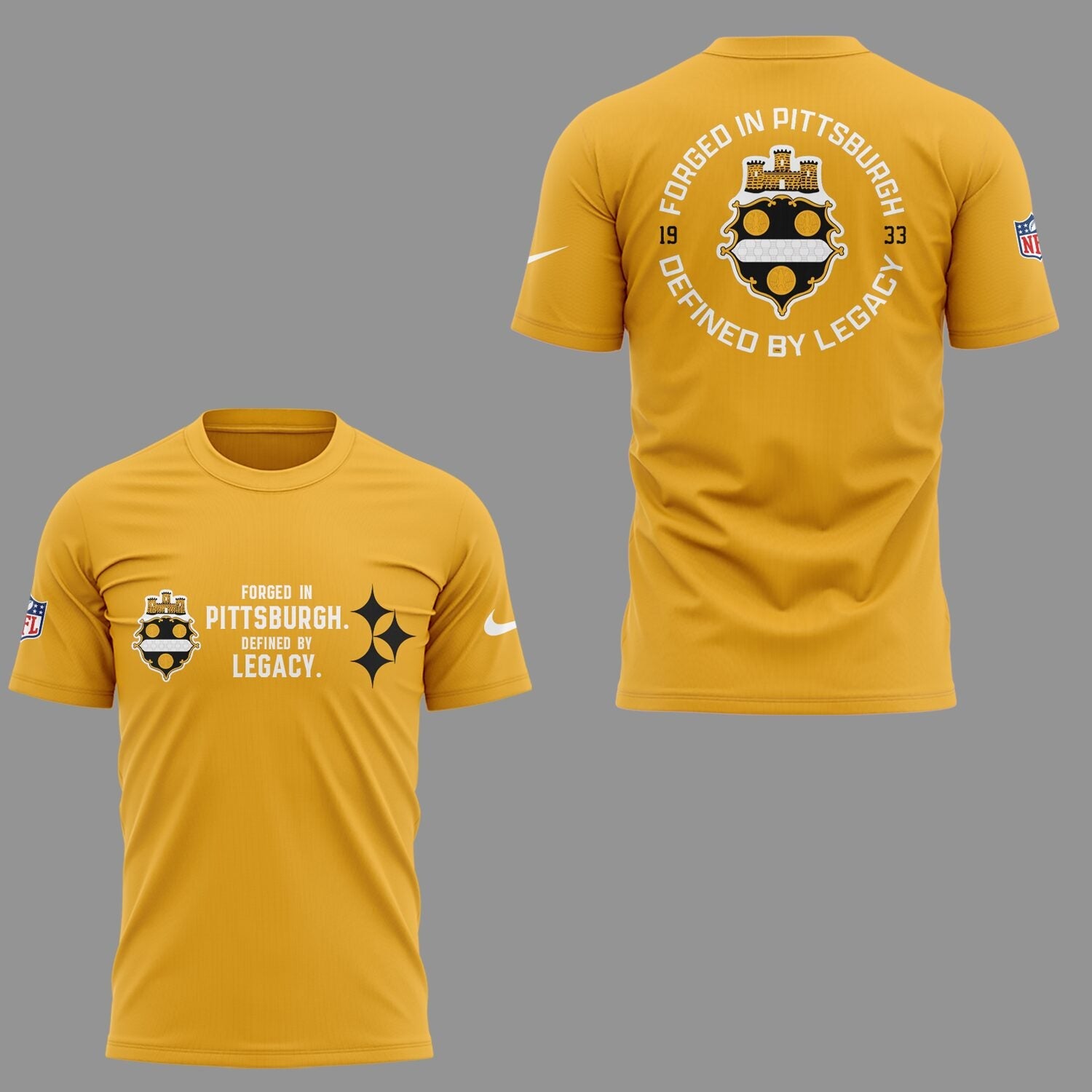 Steeler Nation Shirt - Pittsburgh Steelers The 1933 Legacy Collection T-Shirt