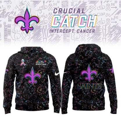 _New Orleans Saints Crucial Catch Limited Hoodie