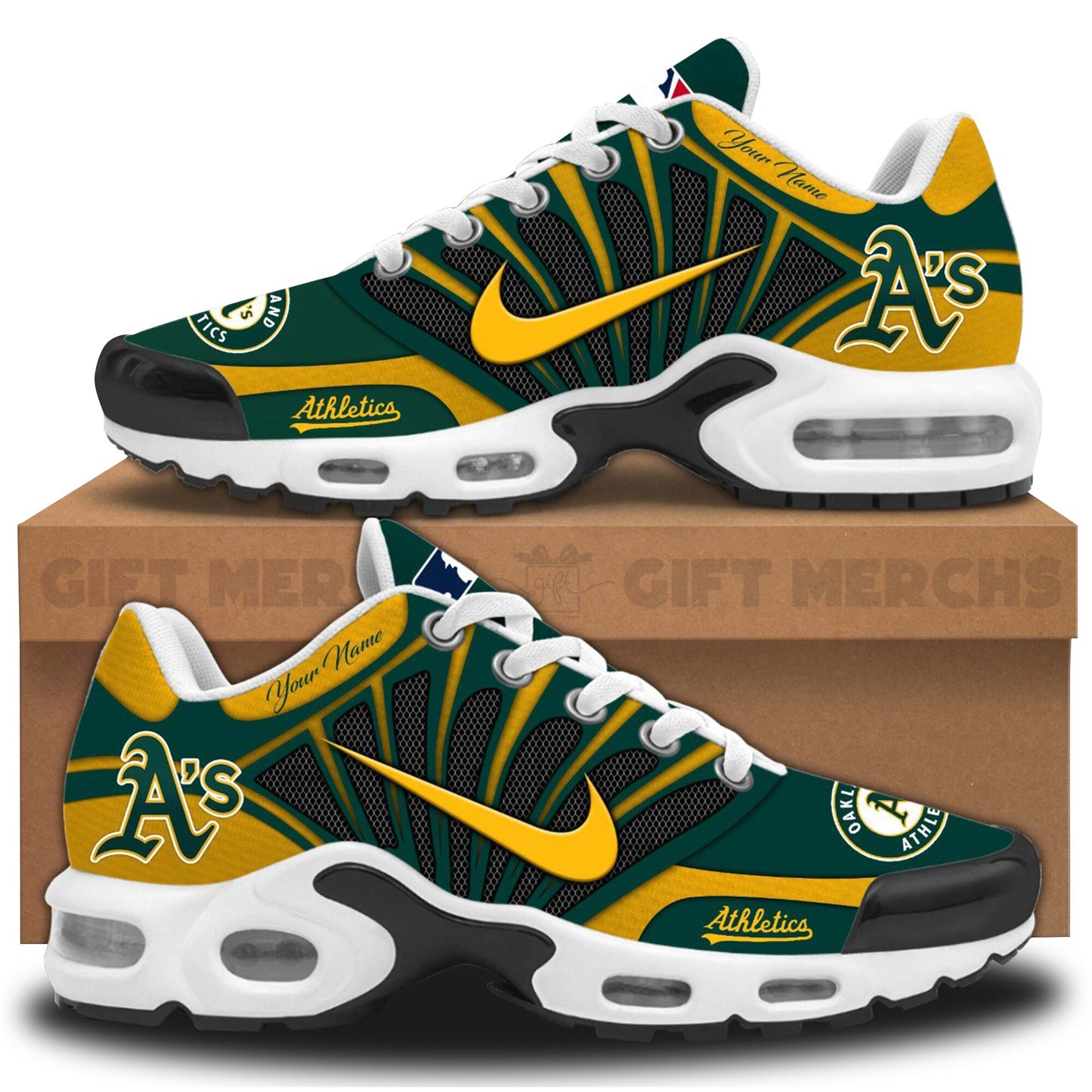 Oakland Athletics Customized Sport Shoes PT66030