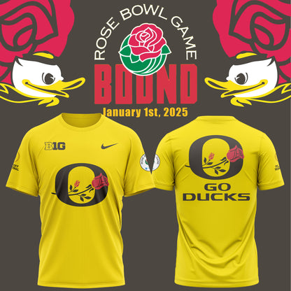 Oregon Ducks Rose Bowl Game 2025 T-Shirt