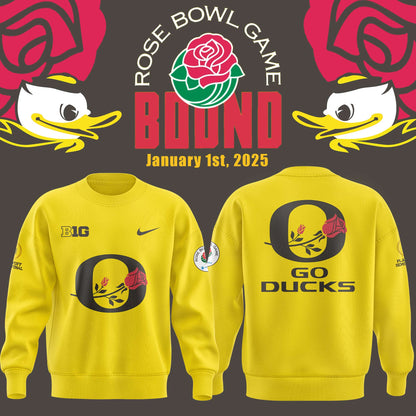 Oregon Ducks Rose Bowl Game 2024 Sweatshirt V1