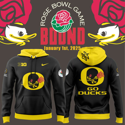 Oregon Ducks Rose Bowl Game 2025 Hoodie