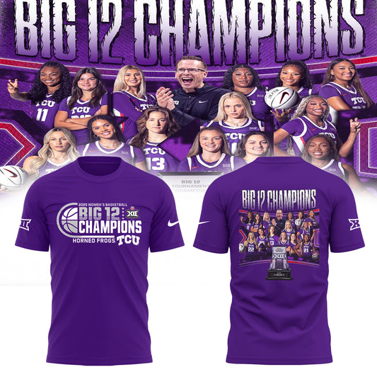 TCU Horned Frogs Women’s Basketball Limited Tournament Champions 2025 T-shirt-PA03102511