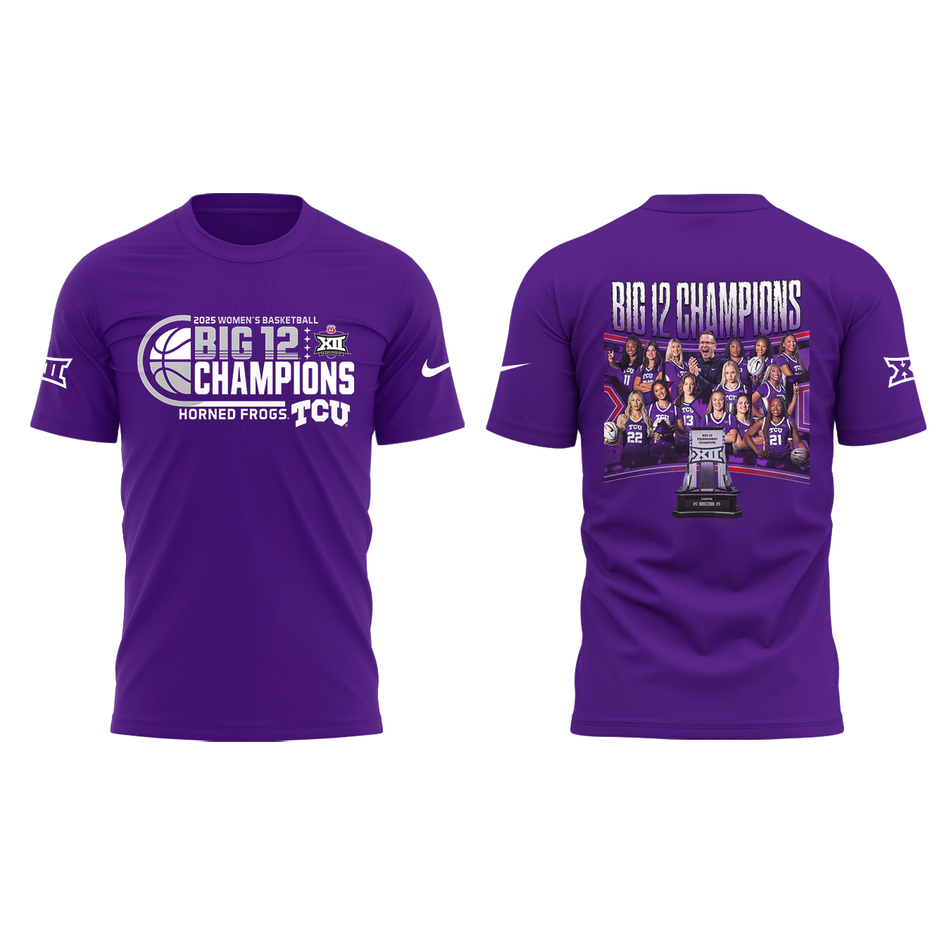 TCU Horned Frogs Women’s Basketball Limited Tournament Champions 2025 T-shirt-PA03102511