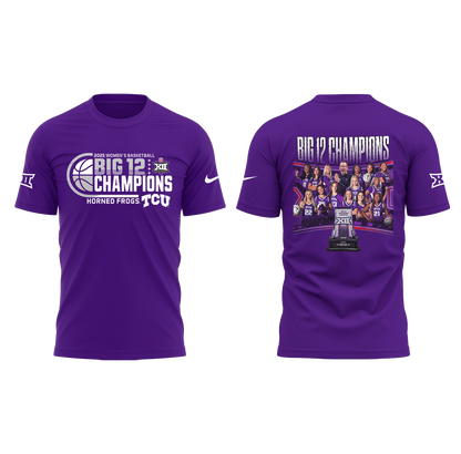 TCU Horned Frogs Women’s Basketball Limited Tournament Champions 2025 T-shirt-PA03102511