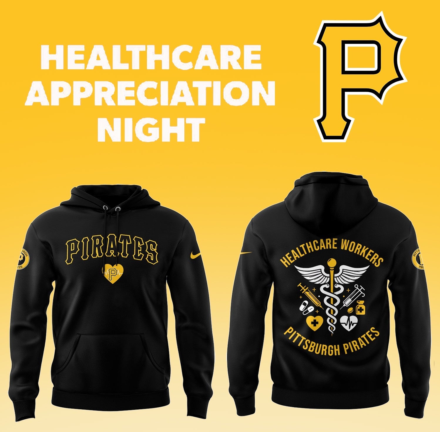 Pittsburgh Pirates x Healthcare Appreciation Night Hoodie