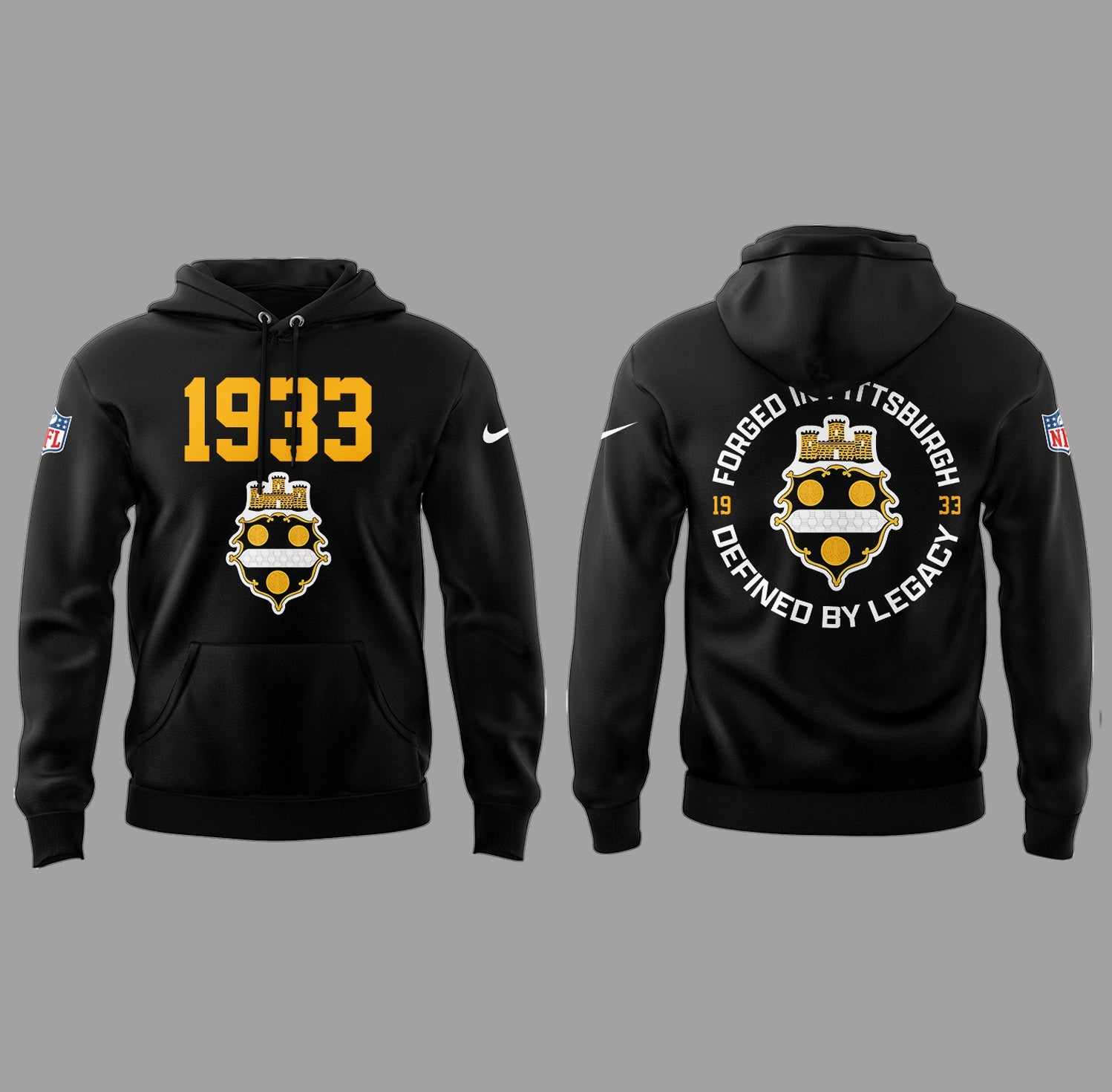 Steeler Nation Shirt - Pittsburgh Steelers The 1933 Legacy Collection Hoodie