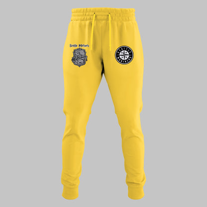 Seattle Mariners x Harry Potter Night Hufflepuff House Hoodie