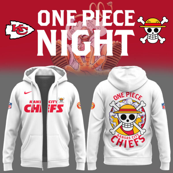 OnePiece x Chiefs Limited Edition ZipHoodie