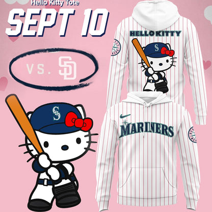 Seattle Mariners Hello Kitty Night Baseball Hoodie