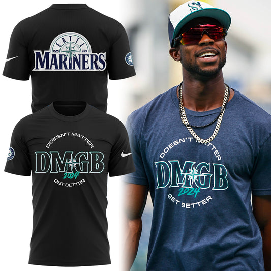 Seattle Mariners Black T-Shirt