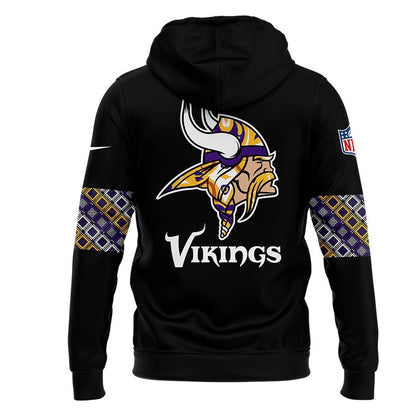 Premium Minnesota Vikings Merch - Vikings 2025 Native American Heritage Month Premium Limited Zip Hoodie - Gear Up For Game Day