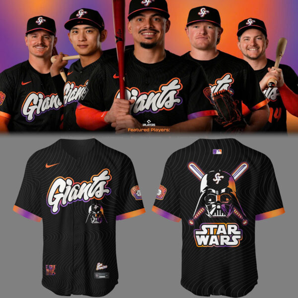 San Francisco Giants Baseball Jersey City Connect 2.0 x Stars Wars SFG04