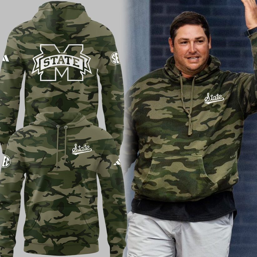 Special Edition Mississippi State Football Camo Hoodie
