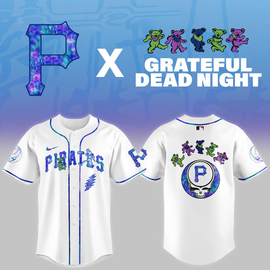 Pittsburgh Pirates 2025 Grateful Dead Night Limited Jersey
