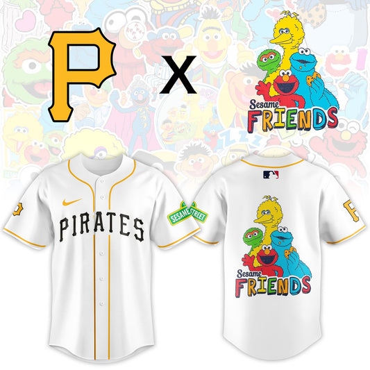 Pittsburgh Pirates 2025 Sesame Street Night Limited Jersey