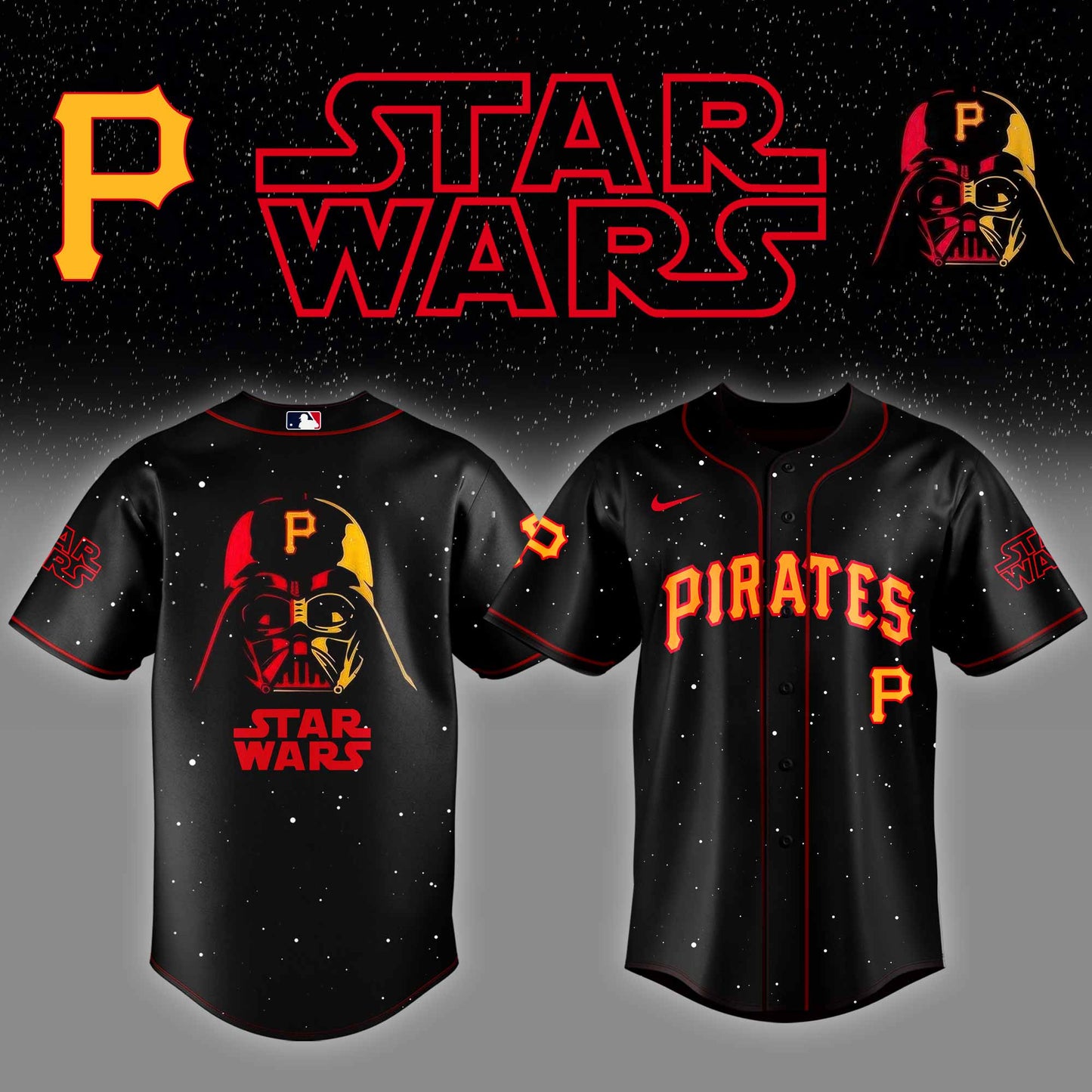 Pittsburgh Pirates x Stars Wars Night Baseball Jersey Editions Limited