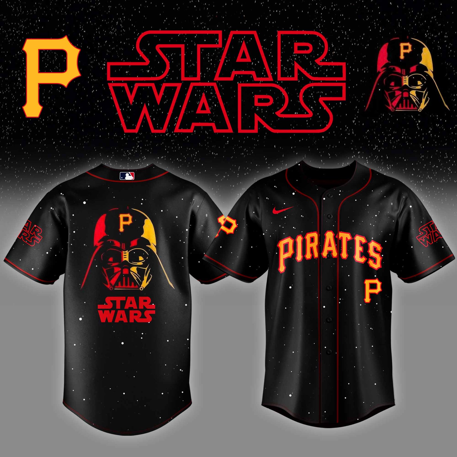 Pittsburgh Pirates x Stars Wars Night Baseball Jersey Editions Limited