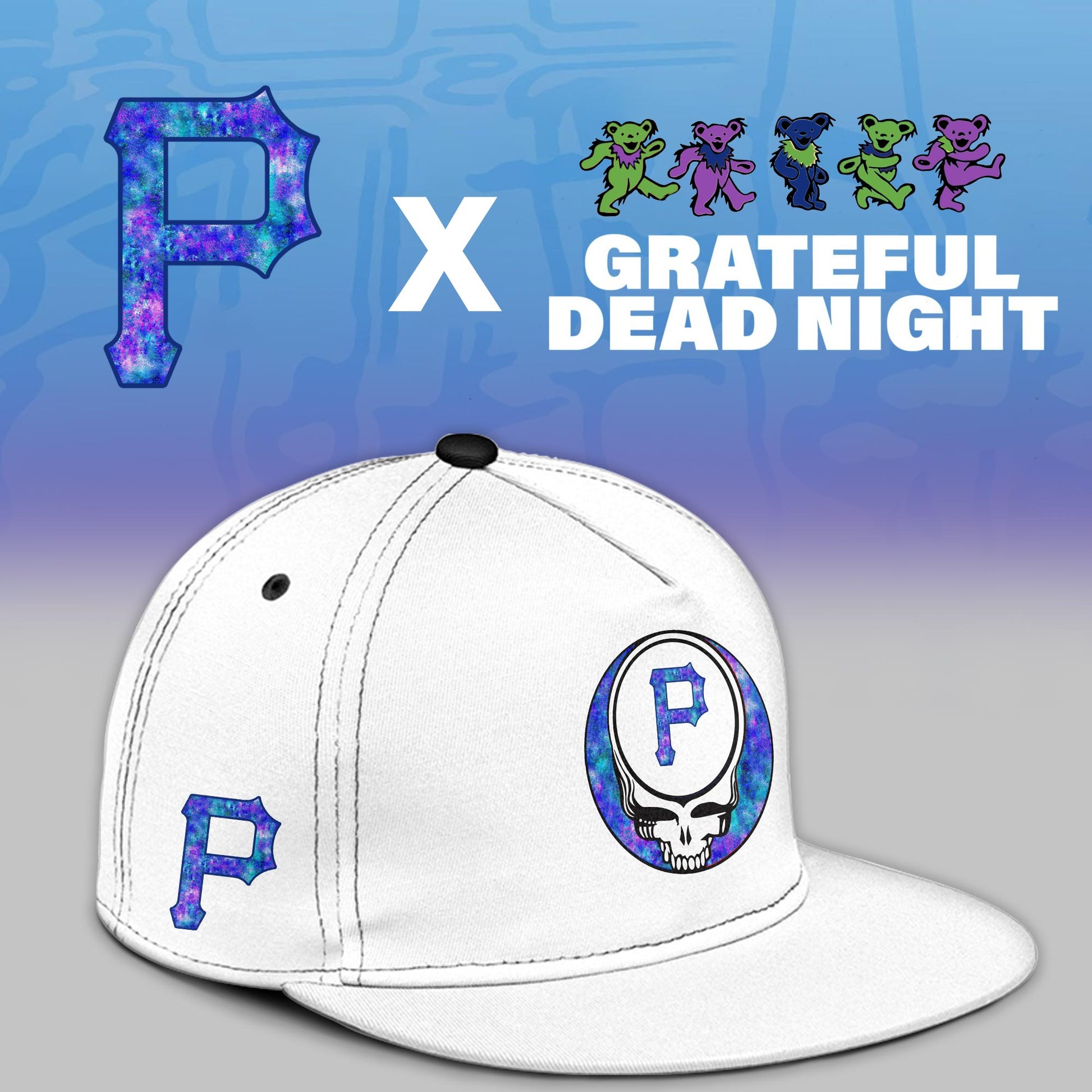 Pittsburgh Pirates 2025 Grateful Dead Night Limited Jersey