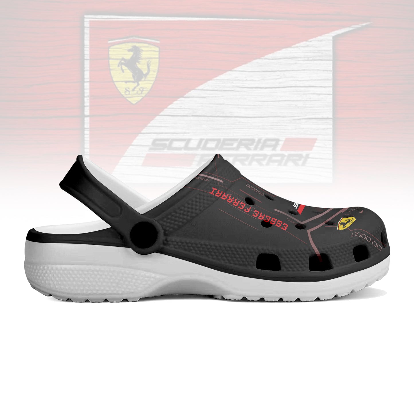 Scuderia Ferrari F1 team Crocs Crocband Clogs Shoes Comfortable For Men Women