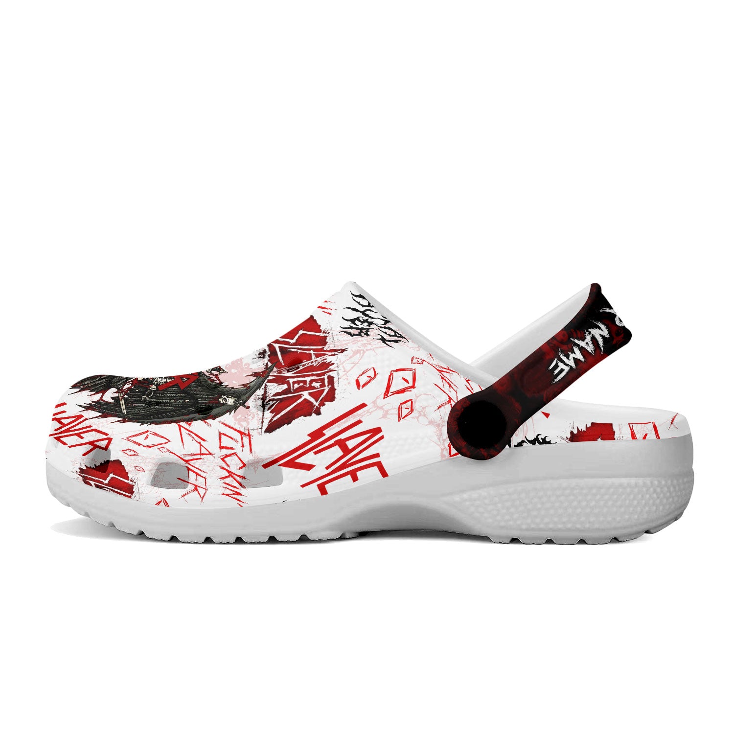 Slayer Band Crocs Crocband Clogs Shoes Comfortable For Men Women