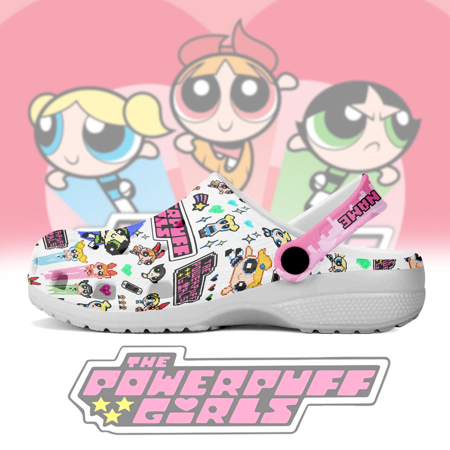 The Powerpuff Girls Crocs Crocband Clogs Shoes Comfortable For Men Women