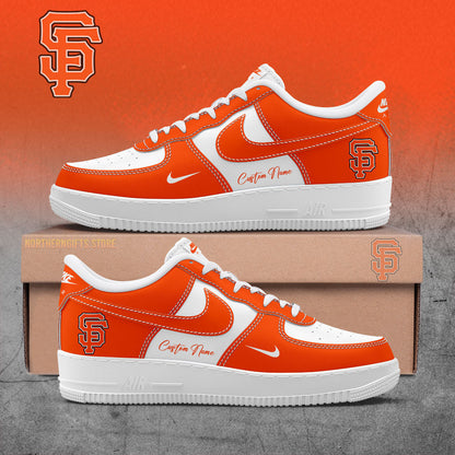 San Francisco Giants AF1 Sneakers Custom Name for Fans