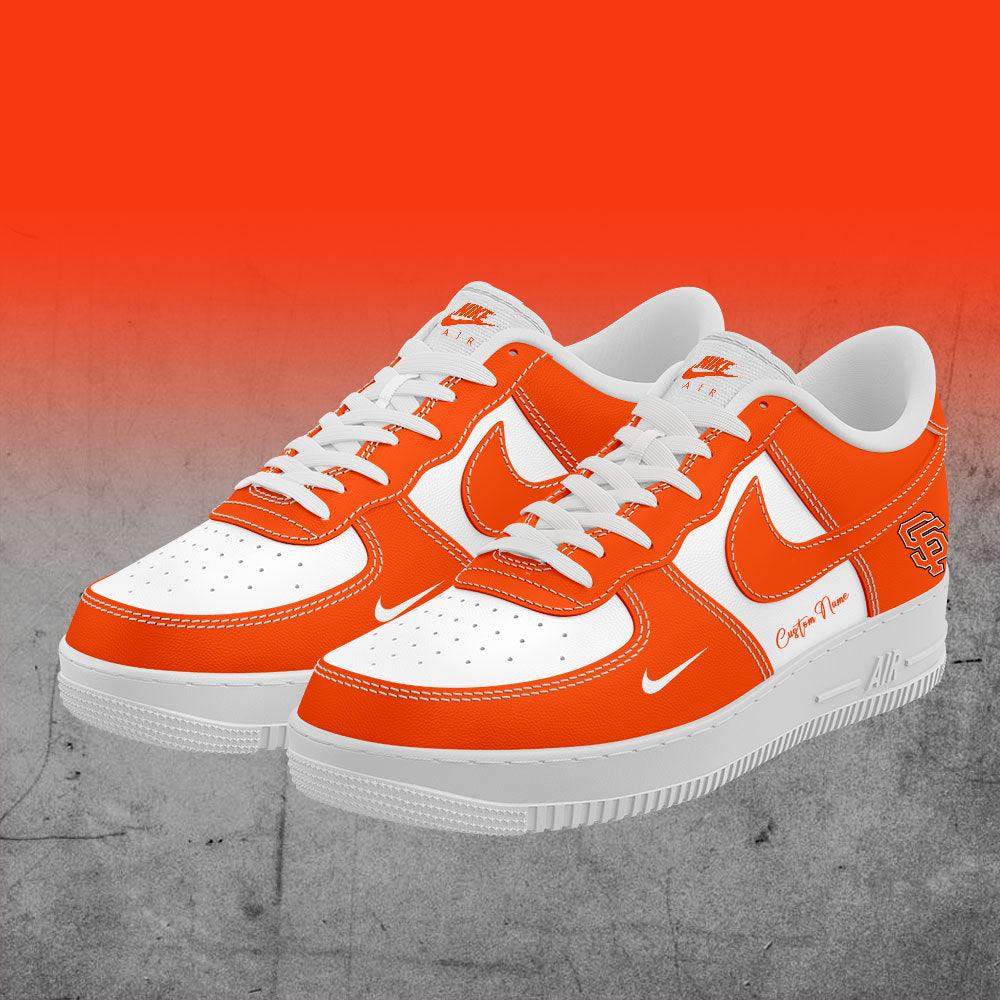 San Francisco Giants AF1 Sneakers Custom Name for Fans