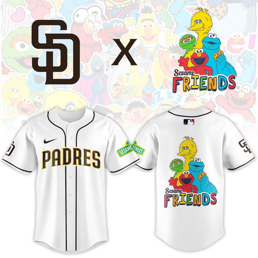 San Diego Padres 2025 Sesame Street Night Limited Jersey