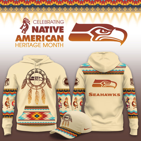 __Seattle Seahawks Native American Heritage Limited Hoodie