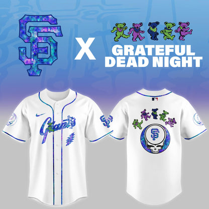.San Francisco Giants 2025 Grateful Dead Night Limited Jersey