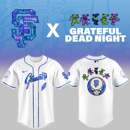.San Francisco Giants 2025 Grateful Dead Night Limited Jersey