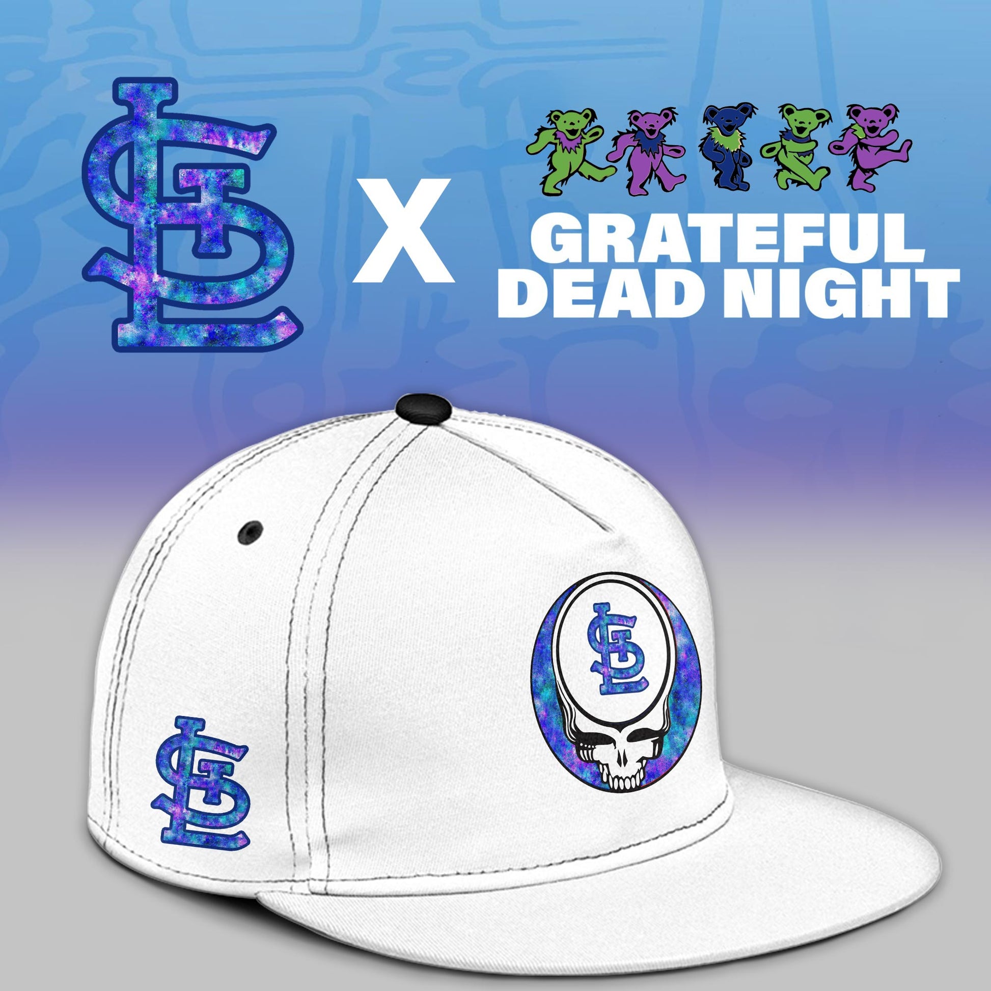 St.Louis Cardinals 2025 Grateful Dead Night Limited Jersey