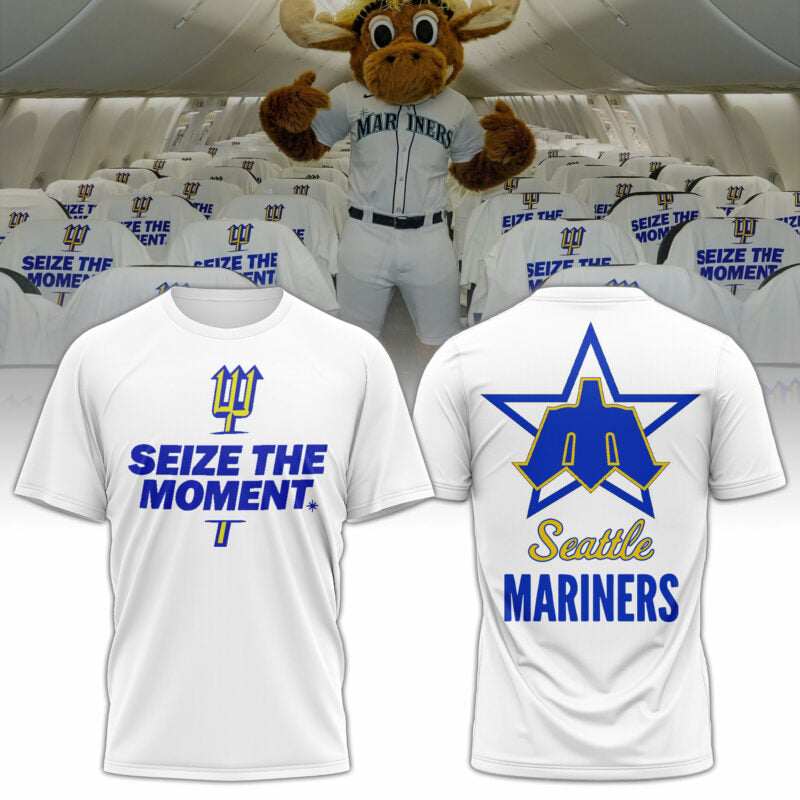 SEA “Seize The Moment” Retro Trident Tshirt