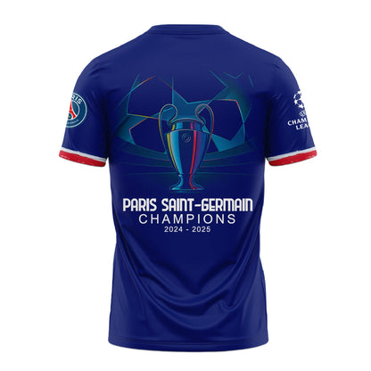 _Paris Saint-Germain F.C Champions League Winner 2025 T.Shirt #2