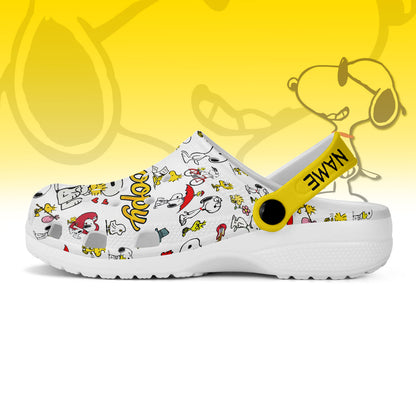 Snoopy Crocband Clogs Shoes Comfortable For Men Women