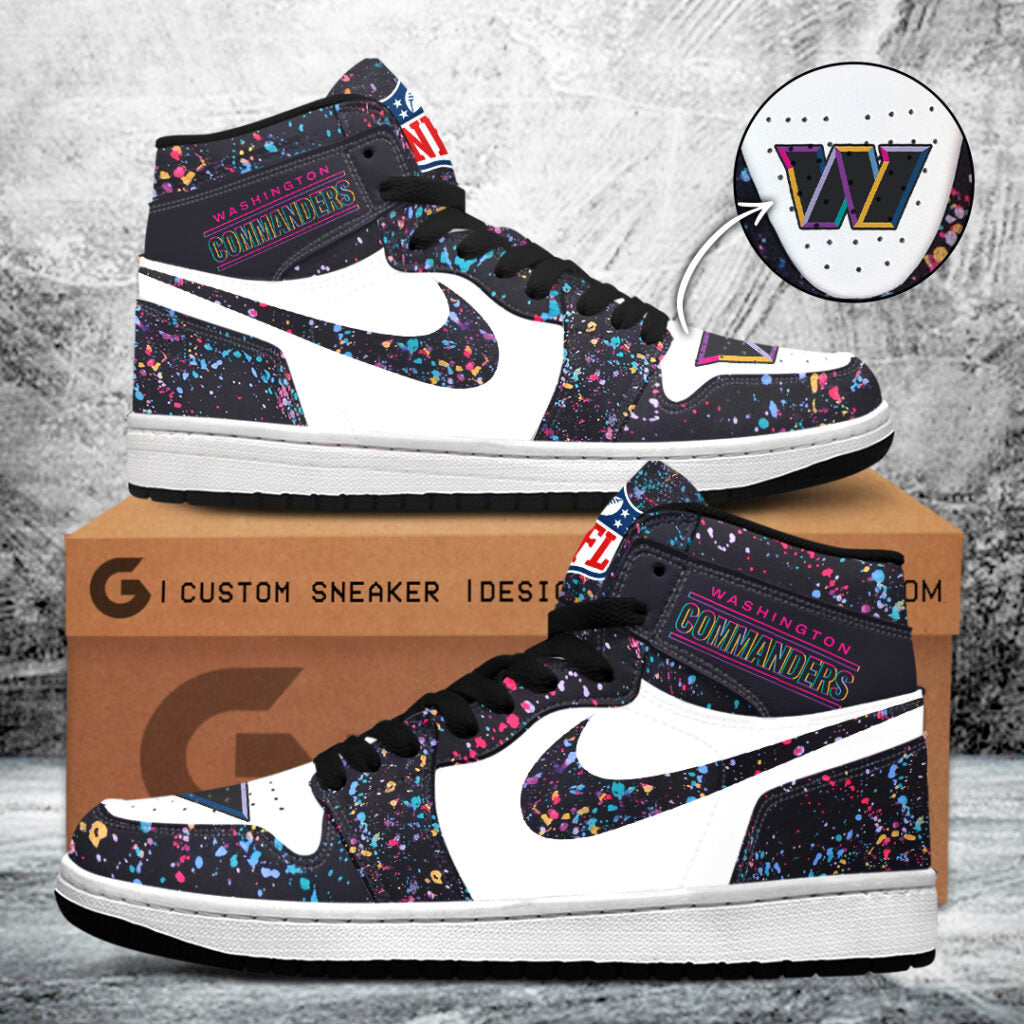 Washington Commanders Crucial Catch 2025 AJ1 Sneaker – TANTN15716