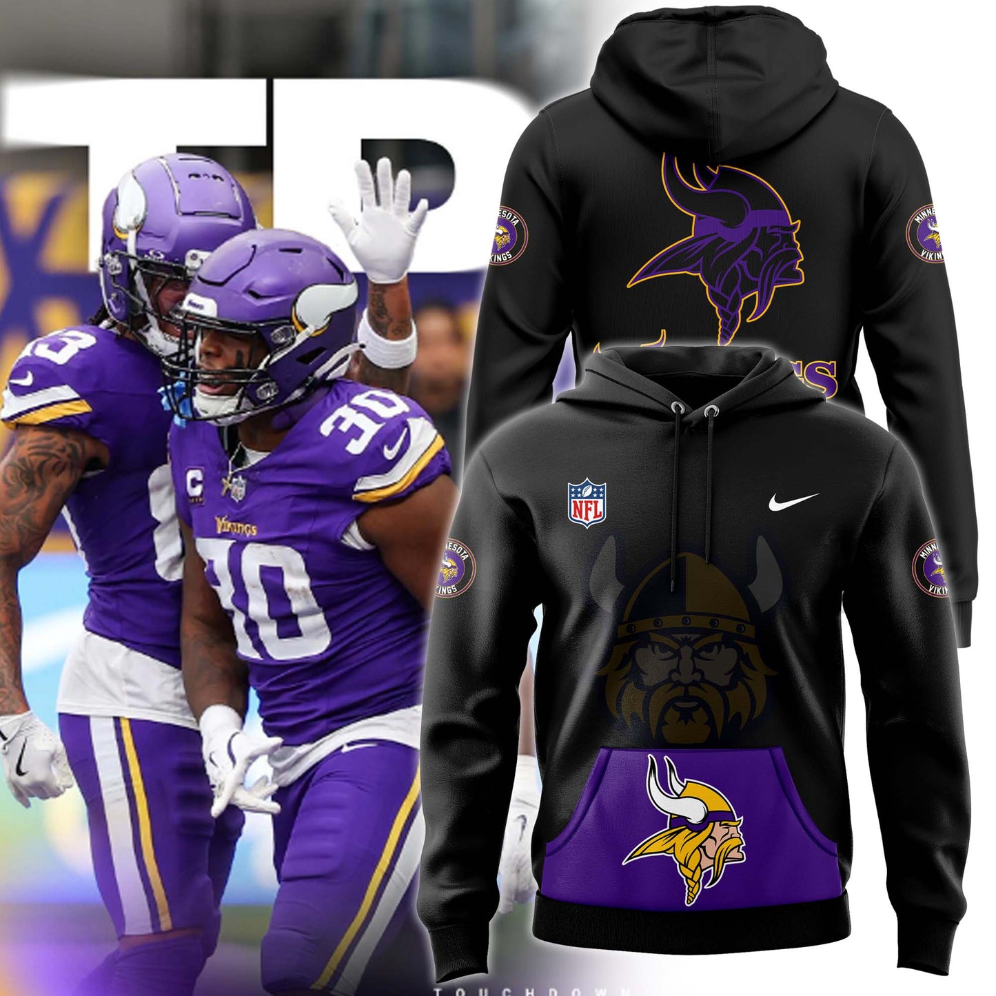 Premium Minnesota Vikings Merch - 2025 Limited Edition Hoodie - Gear Up For Game Day