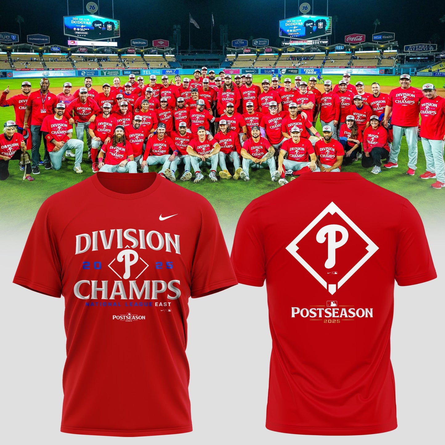_ Philadelphia Phillies T-Shirt - 2025 NL East Champions