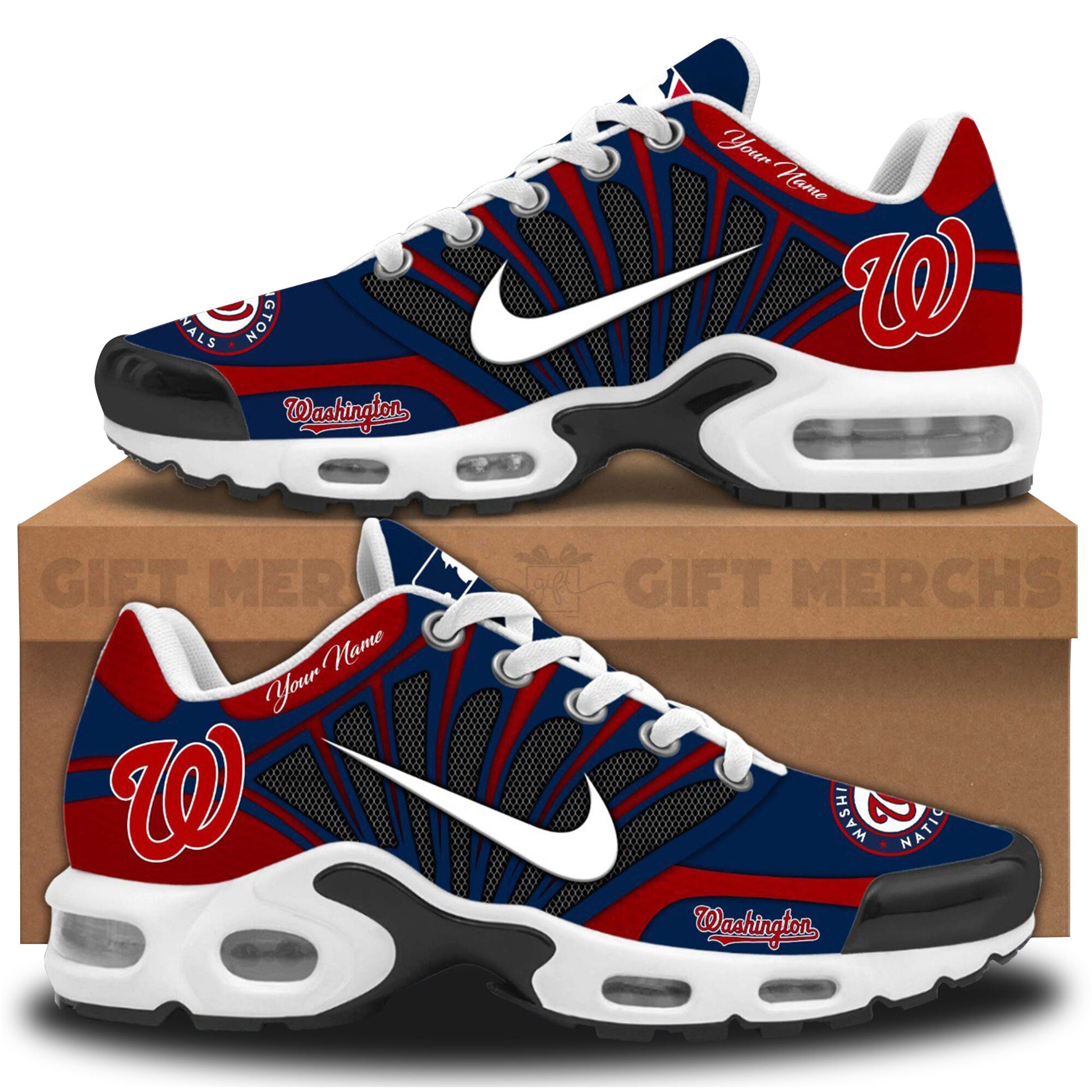 Washington Nationals Customized Sport Shoes PT66040
