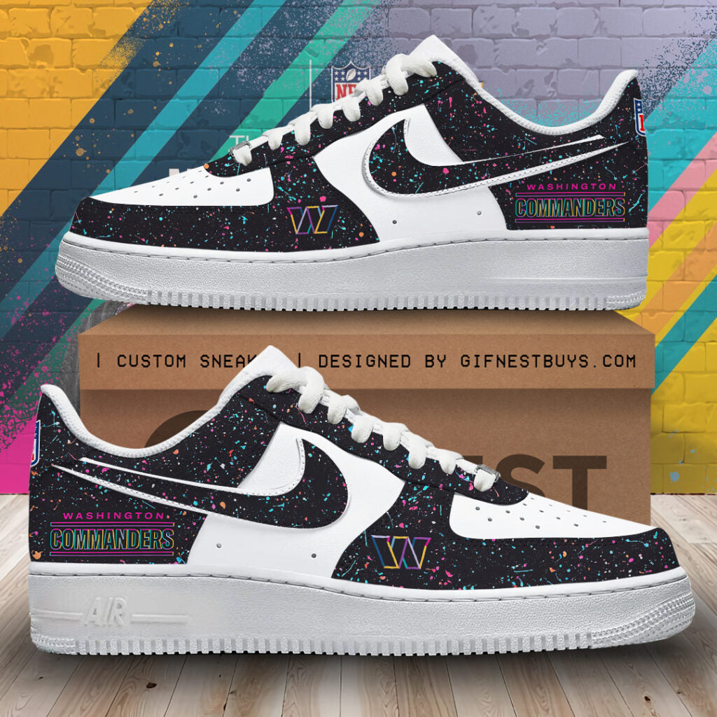 Washington Commanders Crucial Catch 2025 AF1 Sneaker – TANTN15659