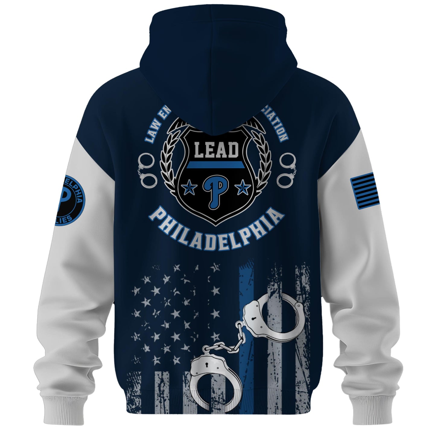 .   Philadelphia Phillies MLB x Law Enforcement Appreciation Day Hoodie Limited