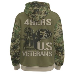 San Francisco 49ers - Veteran Day 2025 Hoodie Limited Edions