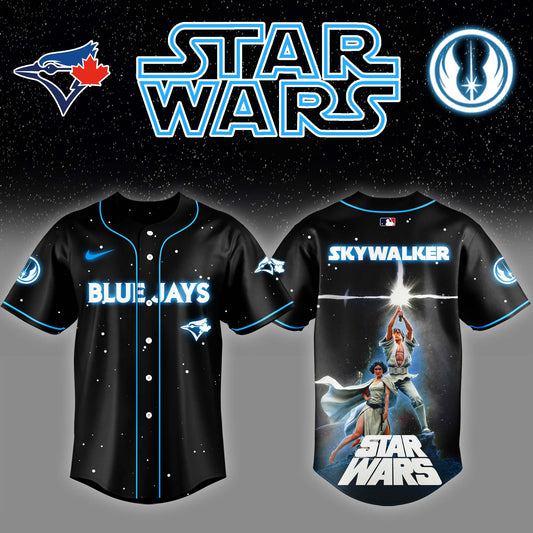 .Toronto Blue Jays x Stars Wars Luke Skywalker Game Night Baseball Jersey Editions Limited v4