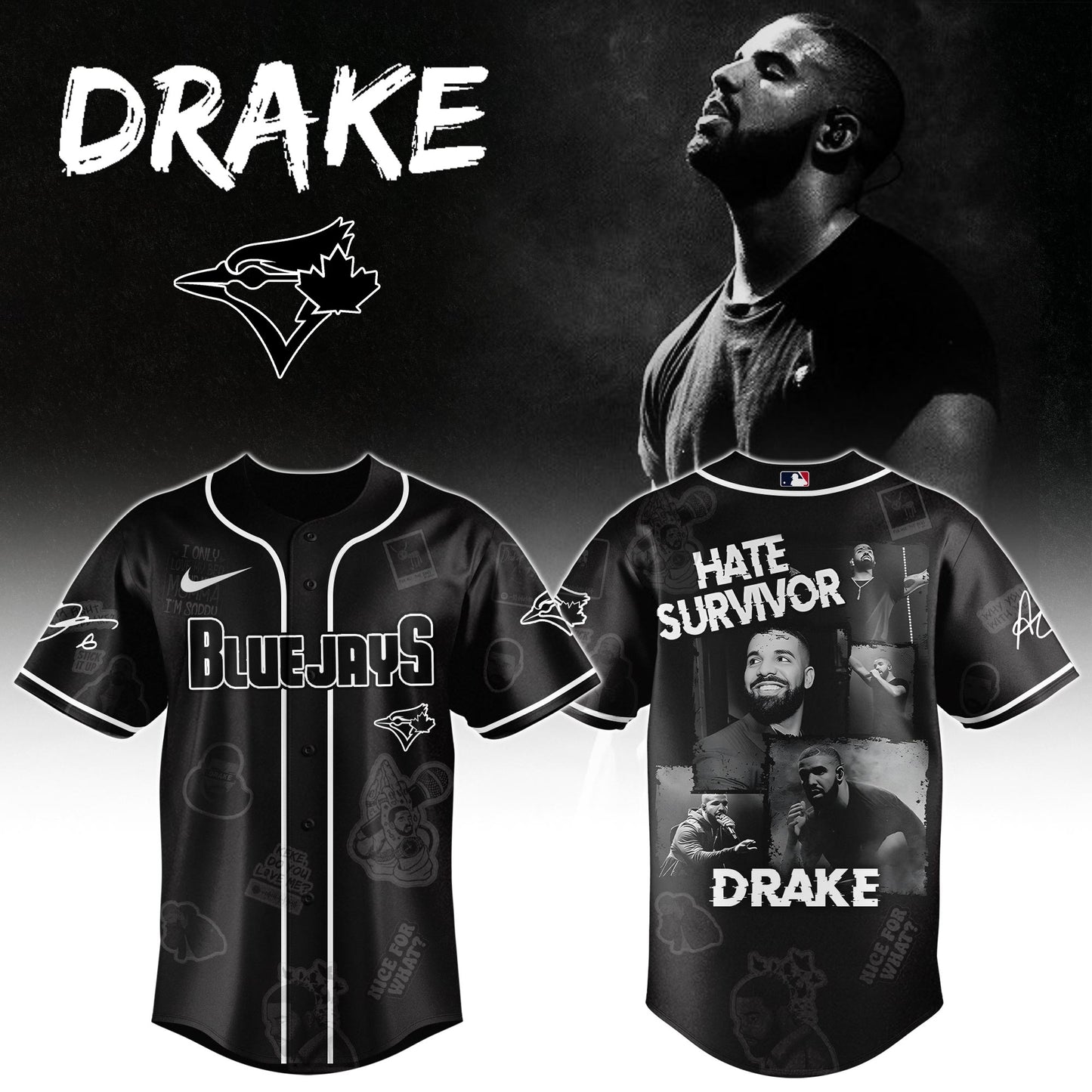 T B Jays x Drake Chromakopia The World Tour 2025 Jersey Editions Limited +Selling Out Fast
