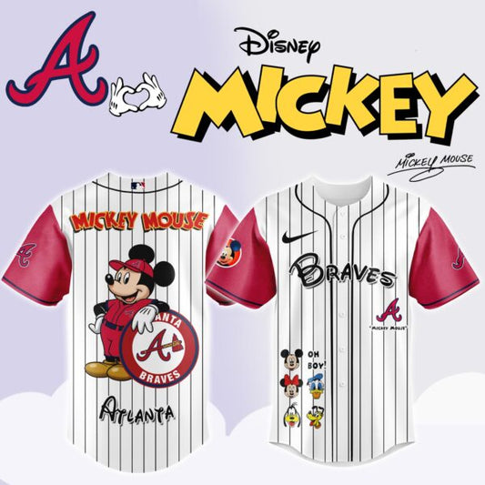 Atlanta Braves x Mickey Mouse Game Night Special Edition Jersey