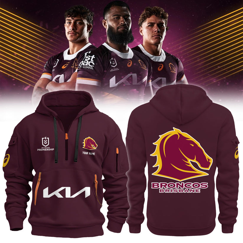 Brisbane Broncos Personalized New Hoodie
